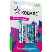 Алкалиновые элементы питания Космос KOCLR03BL8