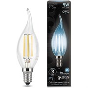 Лампа GAUSS LED Filament Свеча на ветру