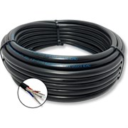 Монтажный кабель ПРОВОДНИК мкш 2x0.5 мм2, 100м