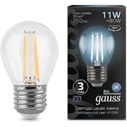 Лампа GAUSS LED Filament Шар