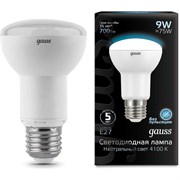 Лампа GAUSS LED Reflector R63 E27 9W 4100K