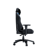 Кресло игровое Anda Seat Luna series  цвет черный с синими вставками, размер L (110кг), материал ПВХ (модель AD18)