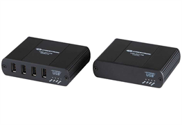 USB over Ethernet Extender with Routing, 4-Port Device Modul