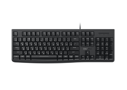 Комплект проводной Dareu MK185 Black (черный), клавиатура LK185 (мембранная, 104кл, EN/RU, 1,5м) + мышь LM103 (1,58м), USB