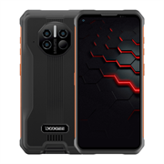 Doogee V10 5G Golden Orange, 6.39'' 720 x 1560 пикселей, 2x2,2 ГГц+ 6x2,0 ГГц, 8 Core, 8GB RAM, 128GB, 48 МП+8 МП+2 МП/16Mpix, 2 Sim, 2G, 3G, LTE, 5.2, Wi-Fi, NFC, GPS, Type-C, 8 500 мА·ч, Android 11, 340 г, 169,9 ммx81,2 мм