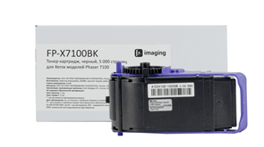 Тонер-картридж F+ imaging, черный, 5 000 страниц, для Xerox моделей Phaser 7100 (аналог 106R02612), FP-X7100BK