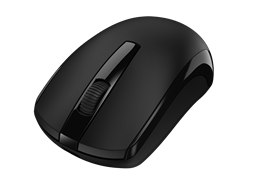Мышь беспроводная Genius ECO-8100 черная (Black), 2.4GHz, BlueEye 800-1600 dpi, аккумулятор NiMH