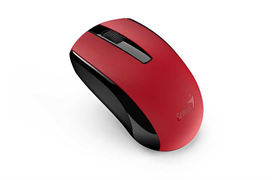 Мышь беспроводная Genius ECO-8100 красная (Red), 2.4GHz, BlueEye 800-1600 dpi, аккумулятор NiMH