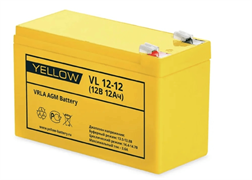 АКБ YELLOW BATTERY VL 12-12