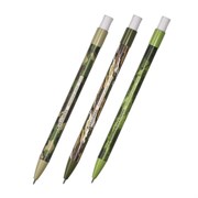 Карандаш механический цанговый 2 мм, BRAUBERG PRINT MILITARY, HB, встроенная точилка, корпус ассорти, 181962