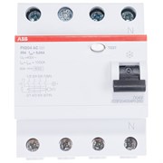 Узо ABB FH204 4п 25A 30mA AC