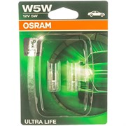 Автолампа OSRAM W5W W2.1*9.5d ULTRA LIFE 12V /1/10/50/200