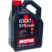 Моторное масло MOTUL 6100 SYN-CLEAN 5W40