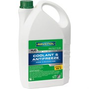 Антифриз RAVENOL HJC Hybrid Japanese Coolant Premix -40C, зеленый, 5 л