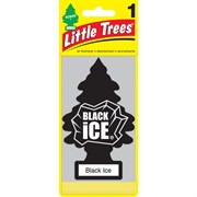 Ароматизатор в машину Car-Freshner Ёлочка Black Ice Черный лед