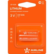 Литиевая батарейка AIRLINE CR123A-01