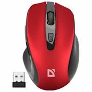 Мышь беспроводная DEFENDER Prime MB-053, USB, 5 кнопок + 1 колесо-кнопка, оптическая, красная, 52052 Мышь беспроводная DEFENDER Prime MB-053, USB, 5 кнопок + 1 колесо-кнопка, оптическая, красная, 52052