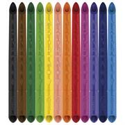 Карандаши цветные монолитные MAPED "Infinity", набор 12 цветов, трехгранные, 861600