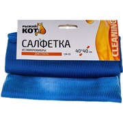 Салфетка для стекла Рыжий кот CM-05