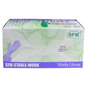 Перчатки нитриловые смотровые SFM Stable-Work, Германия, 50 пар (100 штук), размер M (средний)