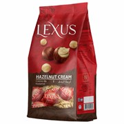 Конфеты шоколадные LEXUS "Hazelnut", с молочным шоколадом и ореховым кремом, 200 г, ТУРЦИЯ, 1412