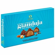 Конфеты шоколадные O'ZERA "Gianduia" с шоколадной пастой из фундука и миндаля, 220 г, РЕК764