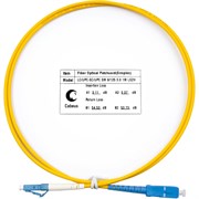 Оптический шнур Cabeus FOP(s)-9-LC-SC-1m