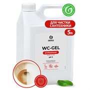 Средство для уборки сантехнических блоков 5,3 кг GRASS WC-GEL, кислотное, гель, 125203