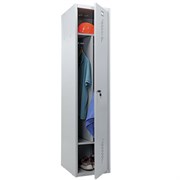Шкаф металлический для одежды ПРАКТИК "ML/LS-11-40D", 2 отделения, 1830х400х500 мм, 23 кг, разборный, S23099403902