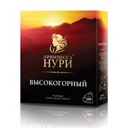 Чай ПРИНЦЕССА НУРИ "Высокогорный" черный, 100 пакетиков по 2 г, 0201-18-А6