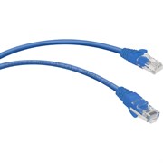 Неэкранированный патч-корд Cabeus PC-UTP-RJ45-Cat.6-0.3m-BL-LSZH