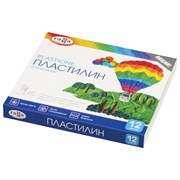 Пластилин классический ГАММА "Классический", 12 цветов, 240 г, со стеком, картонная упаковка, 281033