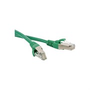 Экранированный патч-корд Hyperline PC-LPM-STP-RJ45-RJ45-C5e-1M-LSZH-GN