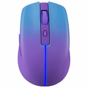 Мышь беспроводная бесшумная DEFENDER Mystery MM-301 LED, 5 кнопок + колесо-кнопка, фиолетовая, 52301 Мышь беспроводная бесшумная DEFENDER Mystery MM-301 LED, 5 кнопок + колесо-кнопка, фиолетовая, 52301