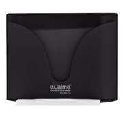 Диспенсер для полотенец EXTRA LAIMA PROFESSIONAL, (Система H2), Z-сложения, черный, ABS-пластик, 609473, 303369
