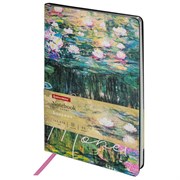 Блокнот А5 (143x210 мм), BRAUBERG VISTA "Claude Monet", под кожу, гибкий, срез фольга, 80 л., 112058 Блокнот А5 (143x210 мм), BRAUBERG VISTA "Claude Monet", под кожу, гибкий, срез фольга, 80 л., 112058