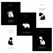 Тетрадь А5 48 л. ПЗБМ, скоба, клетка, матовая ламинация, брайль, "Всё, что тебе нужно" (микс в ПУ), 23454