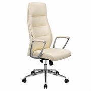 Кресло BRABIX PREMIUM ''Adept EX-752'', синхромеханизм, алюминий, экокожа, бежевое, 532931