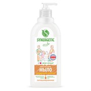 Мыло жидкое 500 мл SYNERGETIC "Миндальное молочко", гипоаллергенное, биоразлагаемое, дозатор, 105058 Мыло жидкое 500 мл SYNERGETIC "Миндальное молочко", гипоаллергенное, биоразлагаемое, дозатор, 105058