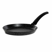 Сковорода блинная 22 см антипригарное покрытие, soft-touch ручка, SCOVO "Hi-Black", HB-039