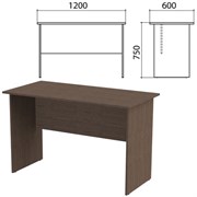 Стол письменный "Канц", 1200х600х750 мм, цвет венге (КОМПЛЕКТ)