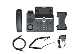 IP-телефон Flat-Phone B10: 20 SIP-аккаунтов, 2 порта 10/100/1000BASE-T (RJ-45), ЖК-дисплей, PoE, адаптер питания 220В