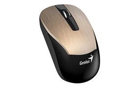 Мышь беспроводная Genius ECO-8015 золотой металлик (Gold), 2.4GHz, BlueEye 800-1600 dpi, аккумулятор NiMH
