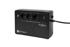 ИБП Back-Save BV Systeme Electric 600 ВА, автоматическая регулировка напряжения, 3 розетки Schuko, 230 В, 1 USB Type-A