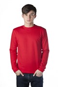 Футболка длинный рукав (тк.Трикотаж,160), красный
