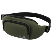 Сумка на пояс HEIKKI RIO (ХЕЙКИ), карман, регулируемый ремень, хаки, 30х12x10 см, 272616
