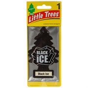 Ароматизатор в машину Car-Freshner Ёлочка Black Ice Черный лед