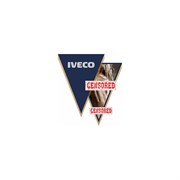 Треугольный автомобильный вымпел Skyway IVECO с девушкой
