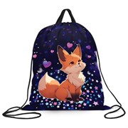 Мешок для обуви BRAUBERG KIDS, с петлей, 42х34 см, "Fairy fox", 273433