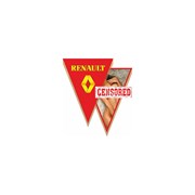 Треугольный автомобильный вымпел Skyway RENAULT с девушкой